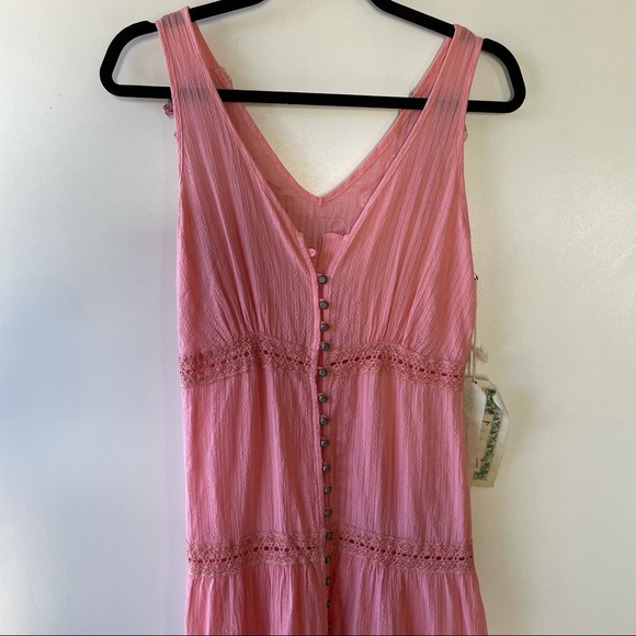 Arrata silent journey - Anthropologie bohemian pink sleeveless maxi - Picture 8 of 14